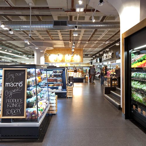 interior of supermarket